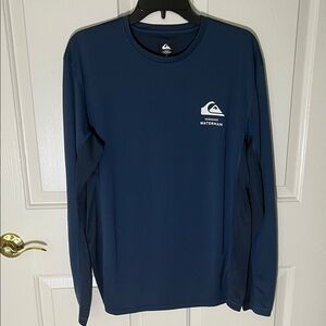 Quiksilver Waterman Navy Long Sleeve Tee Large